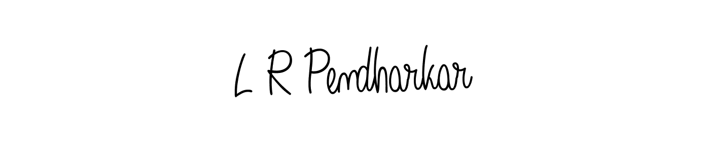 This is the best signature style for the L R Pendharkar name. Also you like these signature font (Angelique-Rose-font-FFP). Mix name signature. L R Pendharkar signature style 5 images and pictures png