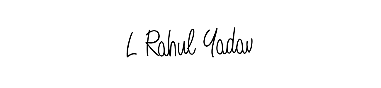 Best and Professional Signature Style for L Rahul Yadav. Angelique-Rose-font-FFP Best Signature Style Collection. L Rahul Yadav signature style 5 images and pictures png