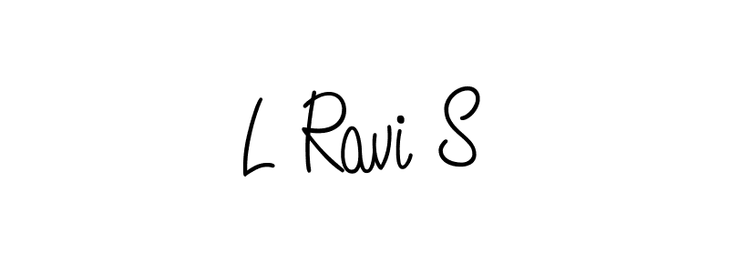 Make a short L Ravi S signature style. Manage your documents anywhere anytime using Angelique-Rose-font-FFP. Create and add eSignatures, submit forms, share and send files easily. L Ravi S signature style 5 images and pictures png