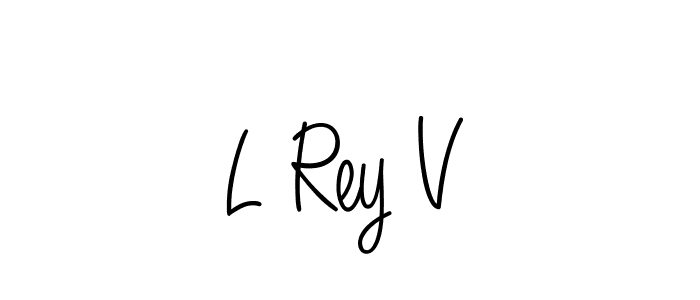 Angelique-Rose-font-FFP is a professional signature style that is perfect for those who want to add a touch of class to their signature. It is also a great choice for those who want to make their signature more unique. Get L Rey V name to fancy signature for free. L Rey V signature style 5 images and pictures png