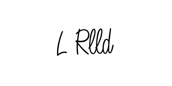 Also You can easily find your signature by using the search form. We will create L Rlld name handwritten signature images for you free of cost using Angelique-Rose-font-FFP sign style. L Rlld signature style 5 images and pictures png
