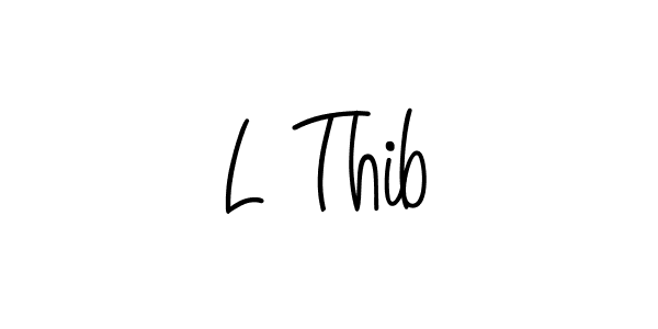 if you are searching for the best signature style for your name L Thib. so please give up your signature search. here we have designed multiple signature styles  using Angelique-Rose-font-FFP. L Thib signature style 5 images and pictures png