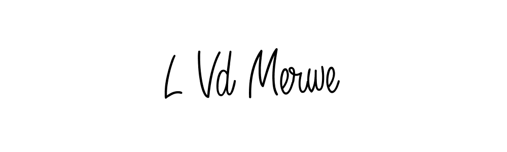 Angelique-Rose-font-FFP is a professional signature style that is perfect for those who want to add a touch of class to their signature. It is also a great choice for those who want to make their signature more unique. Get L Vd Merwe name to fancy signature for free. L Vd Merwe signature style 5 images and pictures png