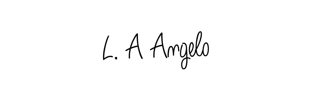 Design your own signature with our free online signature maker. With this signature software, you can create a handwritten (Angelique-Rose-font-FFP) signature for name L. A Angelo. L. A Angelo signature style 5 images and pictures png