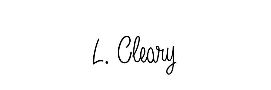 Create a beautiful signature design for name L. Cleary. With this signature (Angelique-Rose-font-FFP) fonts, you can make a handwritten signature for free. L. Cleary signature style 5 images and pictures png