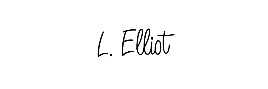 Also You can easily find your signature by using the search form. We will create L. Elliot name handwritten signature images for you free of cost using Angelique-Rose-font-FFP sign style. L. Elliot signature style 5 images and pictures png