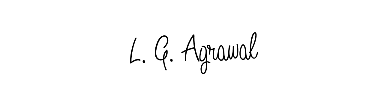 Angelique-Rose-font-FFP is a professional signature style that is perfect for those who want to add a touch of class to their signature. It is also a great choice for those who want to make their signature more unique. Get L. G. Agrawal name to fancy signature for free. L. G. Agrawal signature style 5 images and pictures png