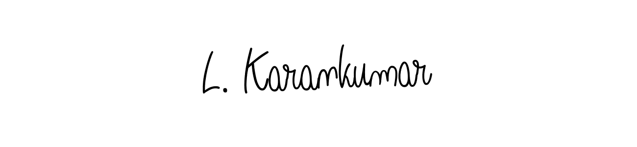 How to make L. Karankumar signature? Angelique-Rose-font-FFP is a professional autograph style. Create handwritten signature for L. Karankumar name. L. Karankumar signature style 5 images and pictures png