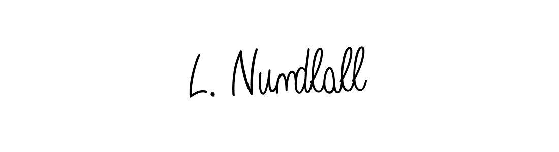 This is the best signature style for the L. Nundlall name. Also you like these signature font (Angelique-Rose-font-FFP). Mix name signature. L. Nundlall signature style 5 images and pictures png