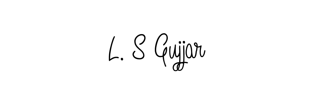 How to Draw L. S Gujjar signature style? Angelique-Rose-font-FFP is a latest design signature styles for name L. S Gujjar. L. S Gujjar signature style 5 images and pictures png