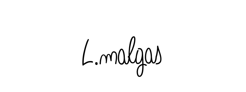 You should practise on your own different ways (Angelique-Rose-font-FFP) to write your name (L.malgas) in signature. don't let someone else do it for you. L.malgas signature style 5 images and pictures png