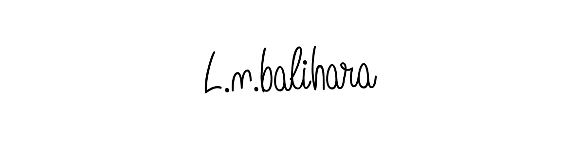 Make a beautiful signature design for name L.n.balihara. Use this online signature maker to create a handwritten signature for free. L.n.balihara signature style 5 images and pictures png