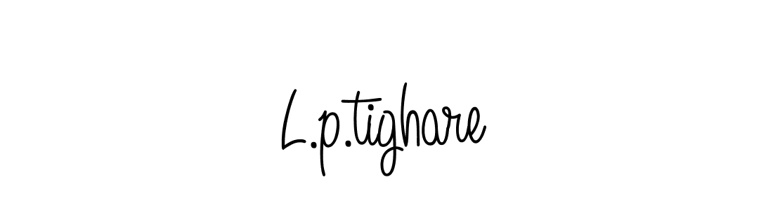 Design your own signature with our free online signature maker. With this signature software, you can create a handwritten (Angelique-Rose-font-FFP) signature for name L.p.tighare. L.p.tighare signature style 5 images and pictures png