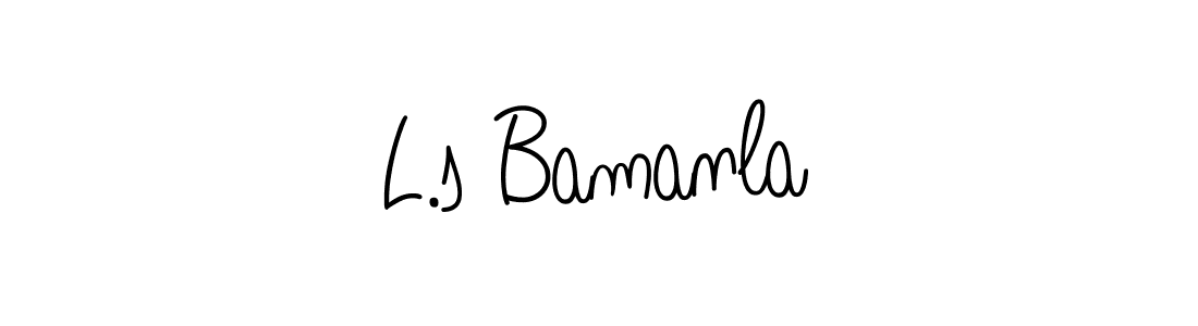 Once you've used our free online signature maker to create your best signature Angelique-Rose-font-FFP style, it's time to enjoy all of the benefits that L.s Bamanla name signing documents. L.s Bamanla signature style 5 images and pictures png