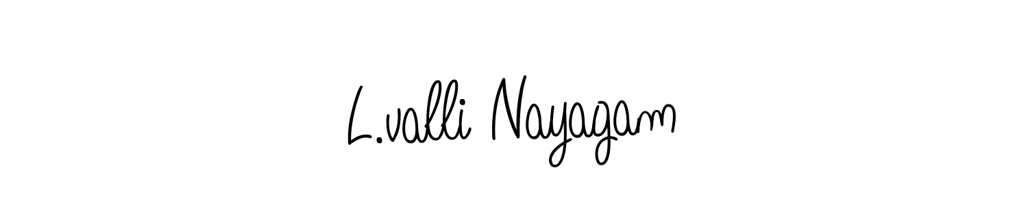 Best and Professional Signature Style for L.valli Nayagam. Angelique-Rose-font-FFP Best Signature Style Collection. L.valli Nayagam signature style 5 images and pictures png