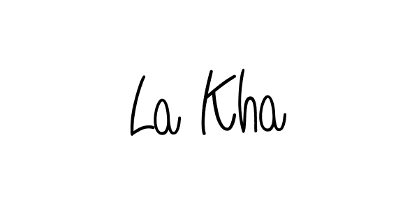 Make a short La Kha signature style. Manage your documents anywhere anytime using Angelique-Rose-font-FFP. Create and add eSignatures, submit forms, share and send files easily. La Kha signature style 5 images and pictures png