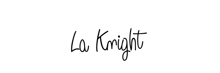 Use a signature maker to create a handwritten signature online. With this signature software, you can design (Angelique-Rose-font-FFP) your own signature for name La Knight. La Knight signature style 5 images and pictures png