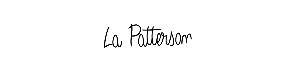 Best and Professional Signature Style for La Patterson. Angelique-Rose-font-FFP Best Signature Style Collection. La Patterson signature style 5 images and pictures png