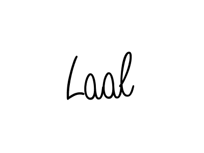 You should practise on your own different ways (Angelique-Rose-font-FFP) to write your name (Laal) in signature. don't let someone else do it for you. Laal signature style 5 images and pictures png