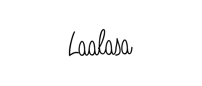 Design your own signature with our free online signature maker. With this signature software, you can create a handwritten (Angelique-Rose-font-FFP) signature for name Laalasa. Laalasa signature style 5 images and pictures png