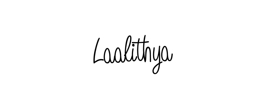 How to make Laalithya signature? Angelique-Rose-font-FFP is a professional autograph style. Create handwritten signature for Laalithya name. Laalithya signature style 5 images and pictures png