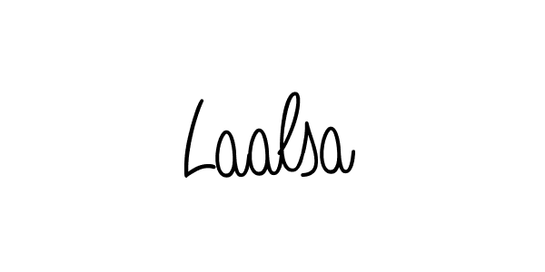 Laalsa stylish signature style. Best Handwritten Sign (Angelique-Rose-font-FFP) for my name. Handwritten Signature Collection Ideas for my name Laalsa. Laalsa signature style 5 images and pictures png