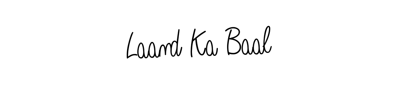 Make a beautiful signature design for name Laand Ka Baal. With this signature (Angelique-Rose-font-FFP) style, you can create a handwritten signature for free. Laand Ka Baal signature style 5 images and pictures png