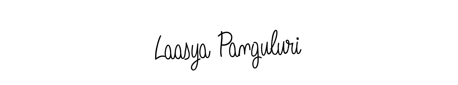 How to make Laasya Panguluri signature? Angelique-Rose-font-FFP is a professional autograph style. Create handwritten signature for Laasya Panguluri name. Laasya Panguluri signature style 5 images and pictures png