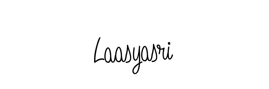 How to make Laasyasri signature? Angelique-Rose-font-FFP is a professional autograph style. Create handwritten signature for Laasyasri name. Laasyasri signature style 5 images and pictures png