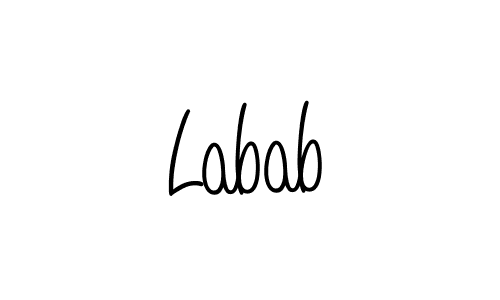 if you are searching for the best signature style for your name Labab. so please give up your signature search. here we have designed multiple signature styles  using Angelique-Rose-font-FFP. Labab signature style 5 images and pictures png