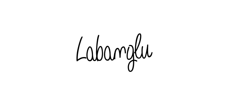 How to Draw Labanglu signature style? Angelique-Rose-font-FFP is a latest design signature styles for name Labanglu. Labanglu signature style 5 images and pictures png