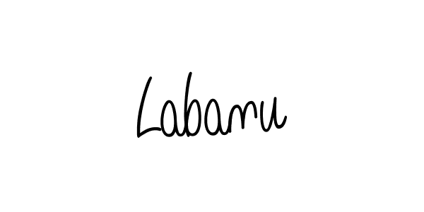 Create a beautiful signature design for name Labanu. With this signature (Angelique-Rose-font-FFP) fonts, you can make a handwritten signature for free. Labanu signature style 5 images and pictures png