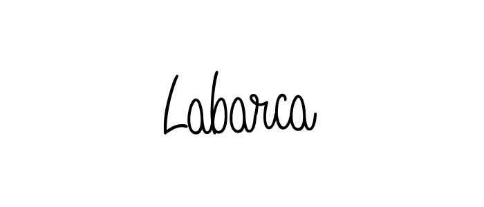 Make a beautiful signature design for name Labarca. With this signature (Angelique-Rose-font-FFP) style, you can create a handwritten signature for free. Labarca signature style 5 images and pictures png