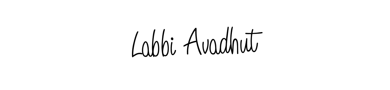 How to Draw Labbi Avadhut signature style? Angelique-Rose-font-FFP is a latest design signature styles for name Labbi Avadhut. Labbi Avadhut signature style 5 images and pictures png