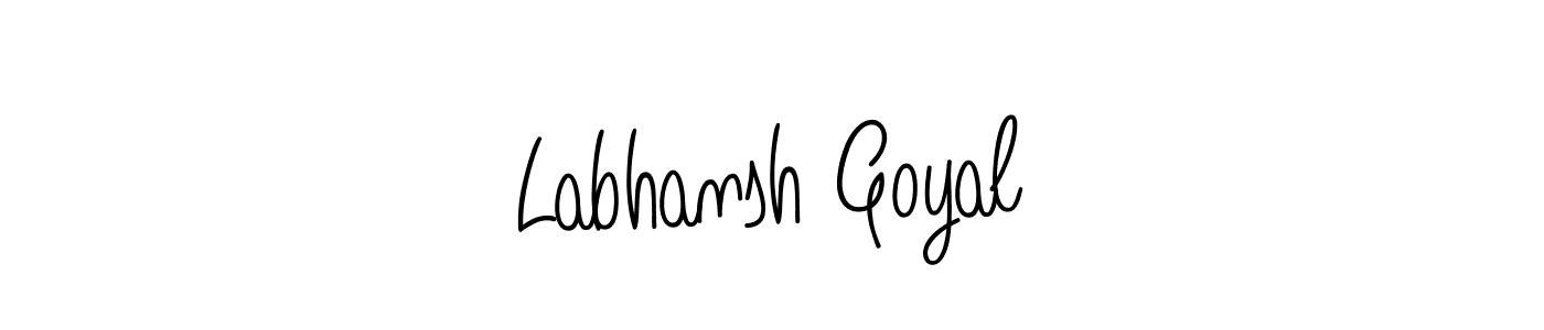 Also we have Labhansh Goyal name is the best signature style. Create professional handwritten signature collection using Angelique-Rose-font-FFP autograph style. Labhansh Goyal signature style 5 images and pictures png
