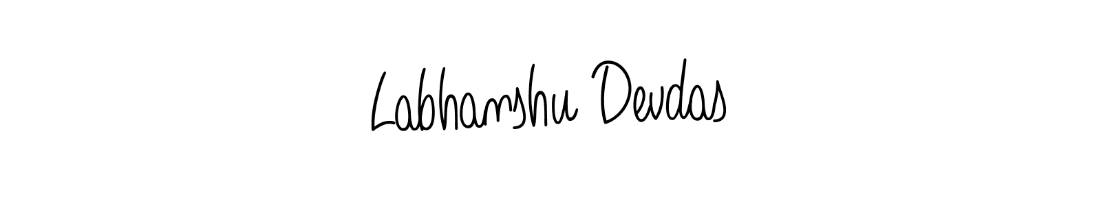 Also we have Labhanshu Devdas name is the best signature style. Create professional handwritten signature collection using Angelique-Rose-font-FFP autograph style. Labhanshu Devdas signature style 5 images and pictures png