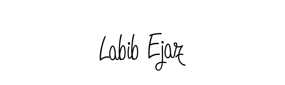 This is the best signature style for the Labib Ejaz name. Also you like these signature font (Angelique-Rose-font-FFP). Mix name signature. Labib Ejaz signature style 5 images and pictures png