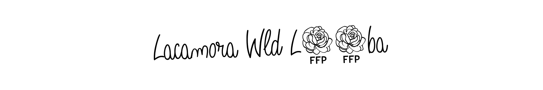 Angelique-Rose-font-FFP is a professional signature style that is perfect for those who want to add a touch of class to their signature. It is also a great choice for those who want to make their signature more unique. Get Lacamora Wld L97ba name to fancy signature for free. Lacamora Wld L97ba signature style 5 images and pictures png