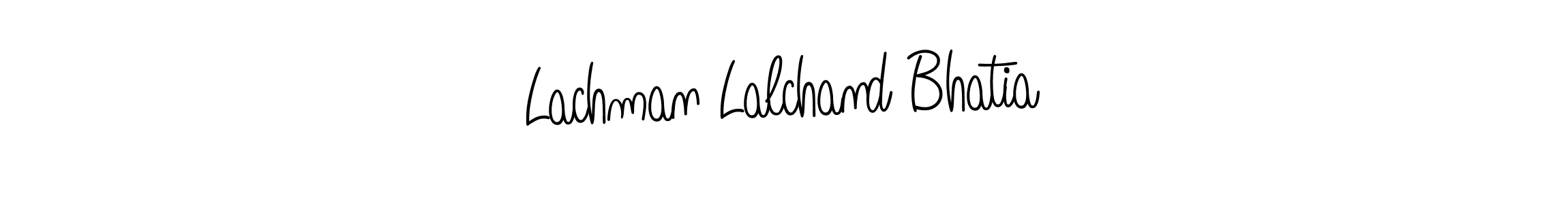 Lachman Lalchand Bhatia stylish signature style. Best Handwritten Sign (Angelique-Rose-font-FFP) for my name. Handwritten Signature Collection Ideas for my name Lachman Lalchand Bhatia. Lachman Lalchand Bhatia signature style 5 images and pictures png