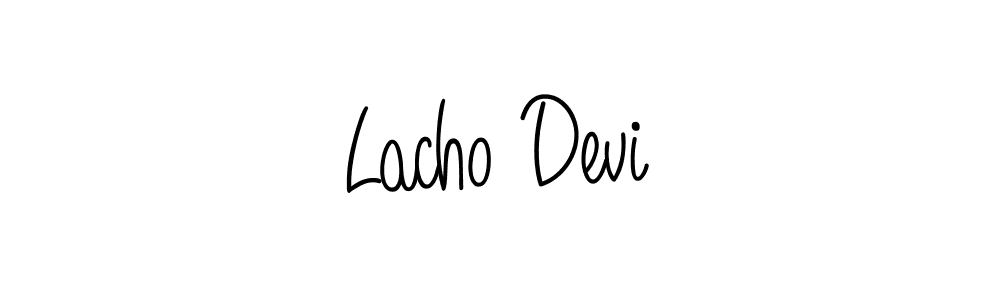 Also You can easily find your signature by using the search form. We will create Lacho Devi name handwritten signature images for you free of cost using Angelique-Rose-font-FFP sign style. Lacho Devi signature style 5 images and pictures png