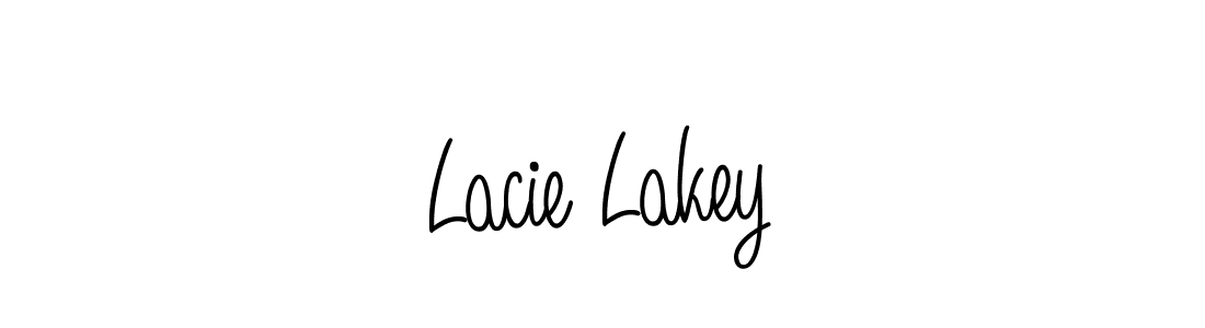 How to make Lacie Lakey name signature. Use Angelique-Rose-font-FFP style for creating short signs online. This is the latest handwritten sign. Lacie Lakey signature style 5 images and pictures png