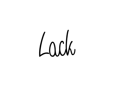 Lack stylish signature style. Best Handwritten Sign (Angelique-Rose-font-FFP) for my name. Handwritten Signature Collection Ideas for my name Lack. Lack signature style 5 images and pictures png