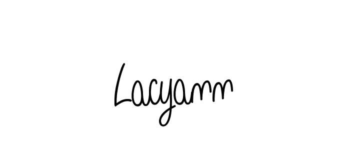 Also we have Lacyann name is the best signature style. Create professional handwritten signature collection using Angelique-Rose-font-FFP autograph style. Lacyann signature style 5 images and pictures png