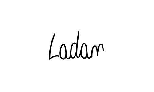 Best and Professional Signature Style for Ladan. Angelique-Rose-font-FFP Best Signature Style Collection. Ladan signature style 5 images and pictures png