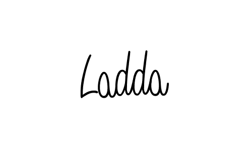 if you are searching for the best signature style for your name Ladda. so please give up your signature search. here we have designed multiple signature styles  using Angelique-Rose-font-FFP. Ladda signature style 5 images and pictures png