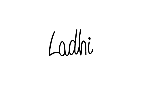 Make a beautiful signature design for name Ladhi. Use this online signature maker to create a handwritten signature for free. Ladhi signature style 5 images and pictures png
