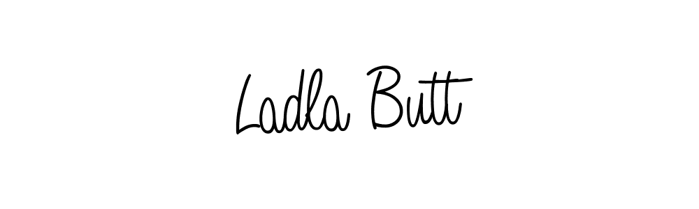 Make a beautiful signature design for name Ladla Butt. With this signature (Angelique-Rose-font-FFP) style, you can create a handwritten signature for free. Ladla Butt signature style 5 images and pictures png