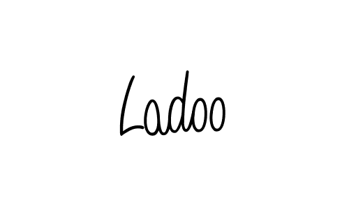 The best way (Angelique-Rose-font-FFP) to make a short signature is to pick only two or three words in your name. The name Ladoo include a total of six letters. For converting this name. Ladoo signature style 5 images and pictures png