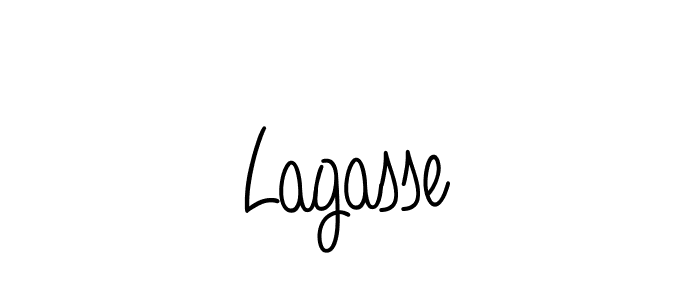 How to make Lagasse name signature. Use Angelique-Rose-font-FFP style for creating short signs online. This is the latest handwritten sign. Lagasse signature style 5 images and pictures png