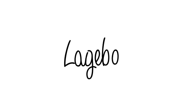 The best way (Angelique-Rose-font-FFP) to make a short signature is to pick only two or three words in your name. The name Lagebo include a total of six letters. For converting this name. Lagebo signature style 5 images and pictures png